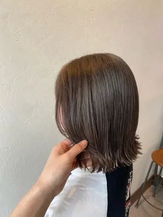 ミディアム 希優🌺ソムリエ /ブリーチ/カットのヘアスタイル