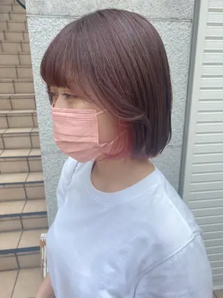 ショート カラー 💗💗韓国レイヤー yu-ki💗💗のヘアスタイル