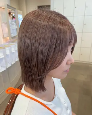ショート カラー ヘアアレンジ サソウ ユリエ🥥のヘアスタイル