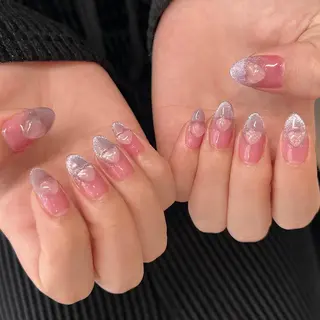 セミロング ネイル マツエク・マツパ REVIA_nail maiのネイルデザイン