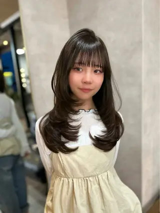 セミロング 🔖RIENS /renaのヘアスタイル