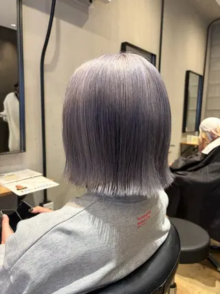 カラー みわ/博多 ブリーチ/メンズヘアのヘアスタイル