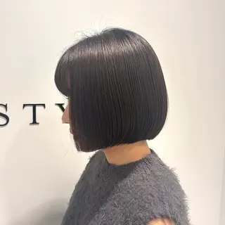 ショート 艶カラー/アレンジ 💟すなおのヘアスタイル