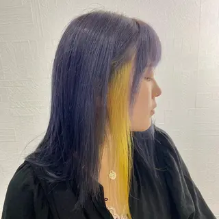 セミロング カラー 全店売上No.1🏆 ✨深江裕稀のヘアスタイル