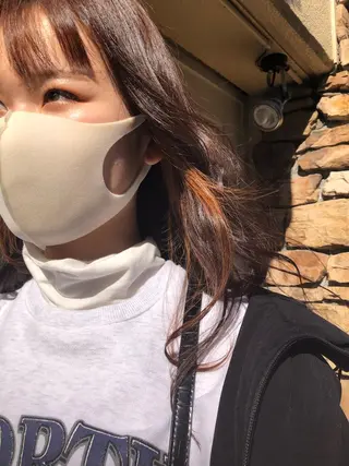 ロング カラー nia所属・柔らかブラウン/栄/ tomitaのヘアスタイル