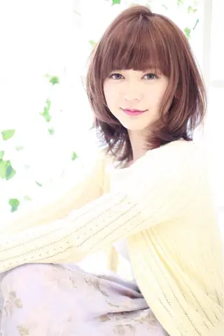 ミディアム アンダーバーホワイト_WHITE所属・_WHITE芝本 賢吾【天王寺店】のヘアスタイル