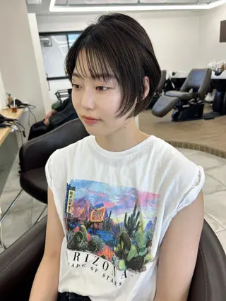 ショート カラー ヘアアレンジ 【代表】 たき〜のヘアスタイル