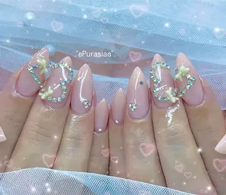 ネイル Purasia高橋✧ マグ/ワンホン/地雷のネイルデザイン