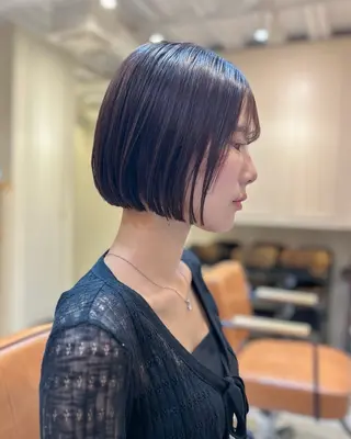 ショート 山﨑弓夢/ 撮影モデル/ボブのヘアスタイル