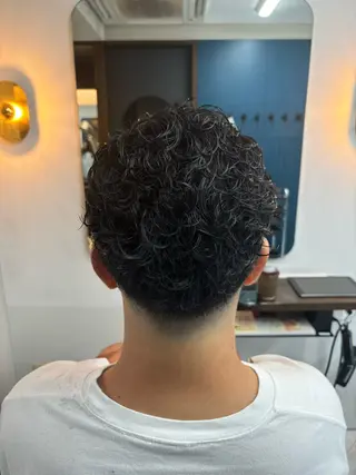 ショート パーマ メンズ 野田 聖輝のヘアスタイル