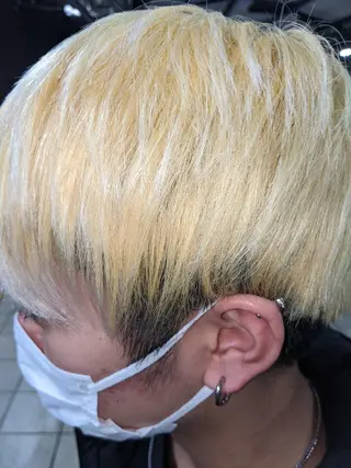 カラー メンズ 深夜まで営業中‼️ レム髪質改善のヘアスタイル