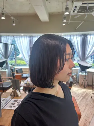 ミディアム Lumier de mashu所属・nana/ボブ/ レイヤー/メンズのヘアスタイル