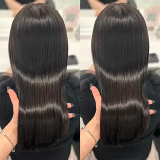 カラー 美髪矯正🫧韓国 レイヤー🫧銀座のヘアスタイル