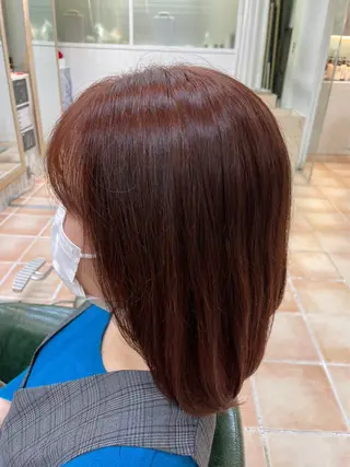 ミディアム カラー tiptop池袋所属・tiptop 池袋店 ちづるのヘアスタイル