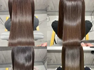 ロング カラー 髪質改善×韓国艶髪 カラー ヒナタ🍒のヘアスタイル