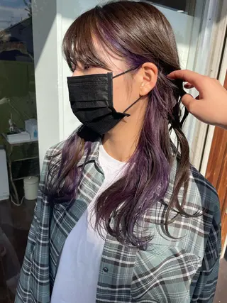 カラー 嶋岡 乃愛のヘアスタイル