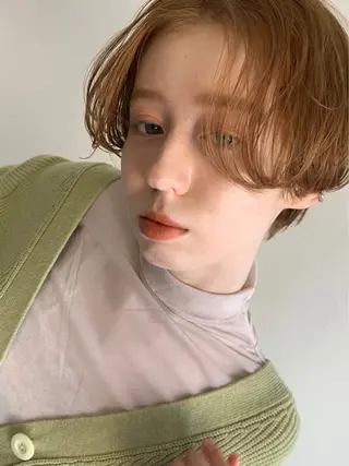 ショート カラー 🎀暖色カラー🎀 おかだみほのヘアスタイル