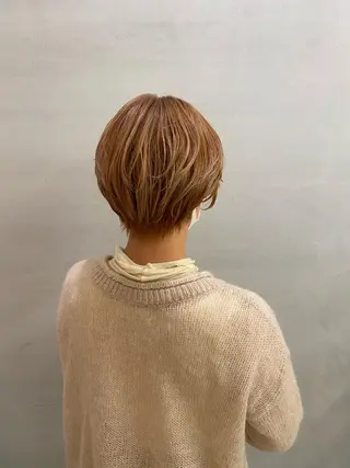 ショート カラー ヘアアレンジ 、 、のヘアスタイル