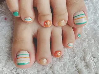 ネイル ネイルPetit Ribbonのネイルデザイン