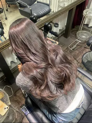 ロング 韓国レイヤー/透明感 カラー🦋mioのヘアスタイル