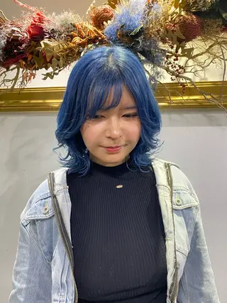 ショート 山影✨バレイヤージュ ハイライト✨メンズ◎のヘアスタイル