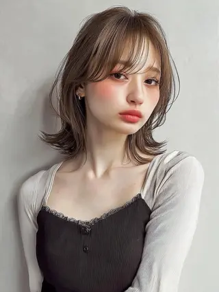 ミディアム 林 佑輔のヘアスタイル