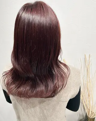 ミディアム YU-KA ✂︎ROSSOのヘアスタイル