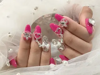 ミディアム NAIL SALON FLOR所属・ワンホンネイル/ 韓国ネイルMAKIのネイルデザイン