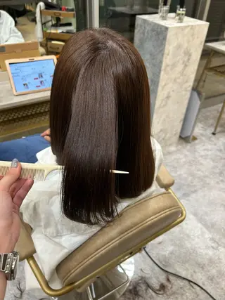 ミディアム LOA Ririのヘアスタイル