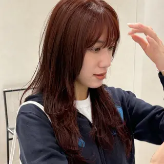 セミロング カラー SYUK高円寺所属・ベージュ/暖色カラー /ボブ/ミカのヘアスタイル