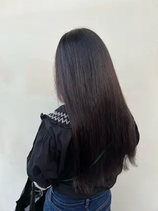 ロング カラー かわの ももな 💜ྀིのヘアスタイル