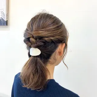 ミディアム ヘアアレンジ これた🧸ヘアメ職人 ♡髪質改善♡カラーのヘアスタイル
