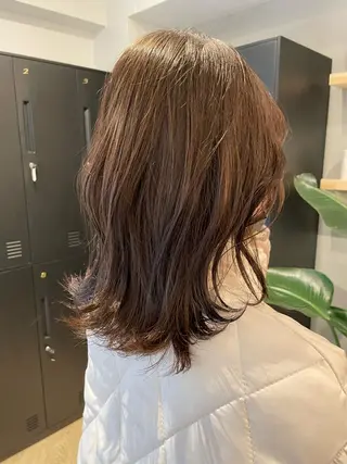 ミディアム カラー SALOWIN下北沢所属・hazuki 🌝のヘアスタイル