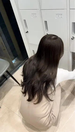 ロング カラー ミタニ/髪質改善 /レイヤーカットのヘアスタイル