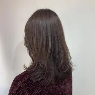 セミロング カラー HARUKA韓国ヘア /Luana梅田のヘアスタイル