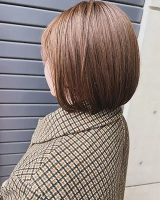 ミディアム カラー IKU ミニボブ名古屋のヘアスタイル