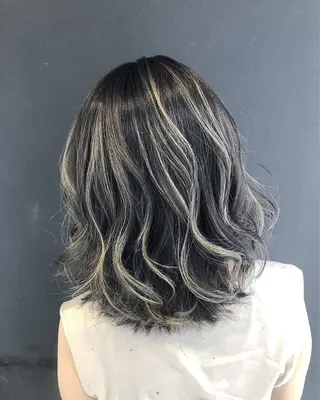 ミディアム カラー bAteAu所属・💎透明感カラー💎 bAteAu あまねのヘアスタイル