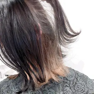 ミディアム カラー 髪質改善/ブリーチ 田代 龍我のヘアスタイル