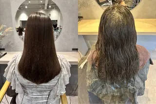 ロング カラー 韓国風/オシャレ /縮毛矯正/滝口琴未のヘアスタイル