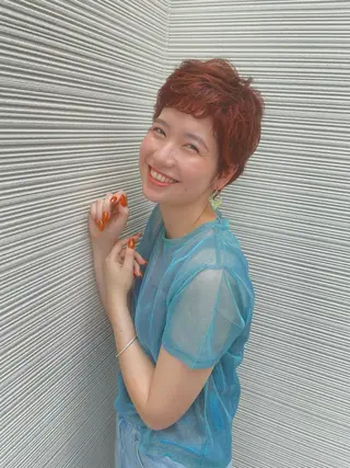ショート パーマ eins.hair所属・過去一の柔髪ヘア 🌿einshairのヘアスタイル