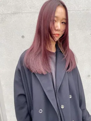 ミディアム カラー 過ごしやすい美容室 でありたいのヘアスタイル