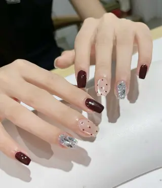 ネイル Chiara 長さだしのネイルデザイン