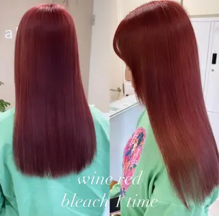 セミロング カラー ブリーチなしWカラー 🎀韓国ヘア/amiのヘアスタイル