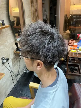 パーマ メンズ メンズ特化/パーマ/ フェードWATARUのヘアスタイル