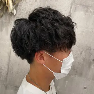 ショート メンズ Maison/松本/ 艶髪/カラー/メンズのヘアスタイル