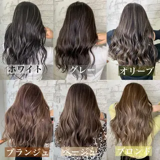 セミロング 🇺🇸ハイライト特 化美容師🇺🇸漆沢のヘアスタイル