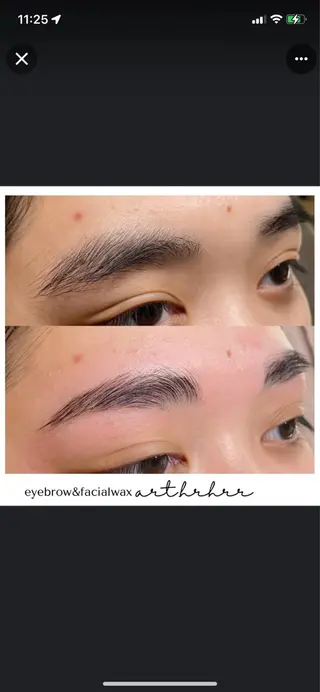 メンズ アイブロウ 眉毛&フェイス WAX専門ハルヒラリの眉毛・アイブロウイメージ