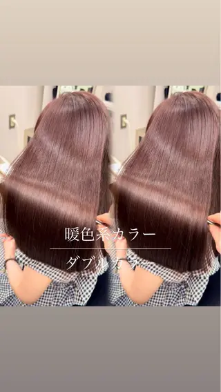 ミディアム カラー メンズパーマ/艶 モテカラー/福井悟朗のヘアスタイル