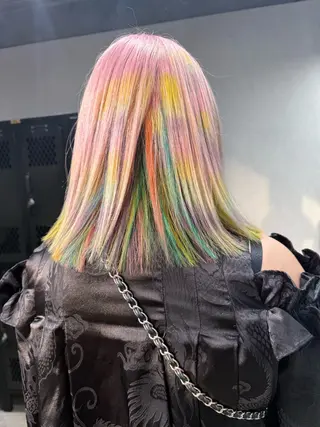 カラー ルシ🎨/ハイトーン デザイン/髪質改善のヘアスタイル