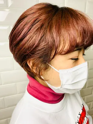 ショート カラー APPiiS所属・APPiiS 柳田 葵のヘアスタイル